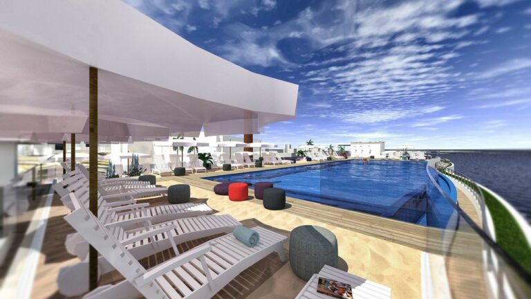 Rooftop do Jupiter Marina hotel em Portimão no Algarve