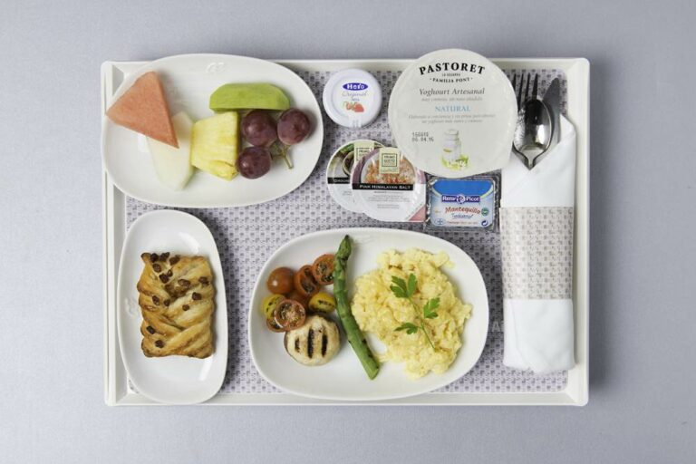 Novo Menu orgânico da Companhia Aérea Air Europa