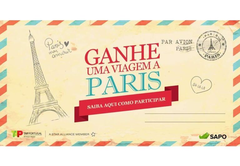 Ganhe uma viagem a Paris pela Sapo Viagens