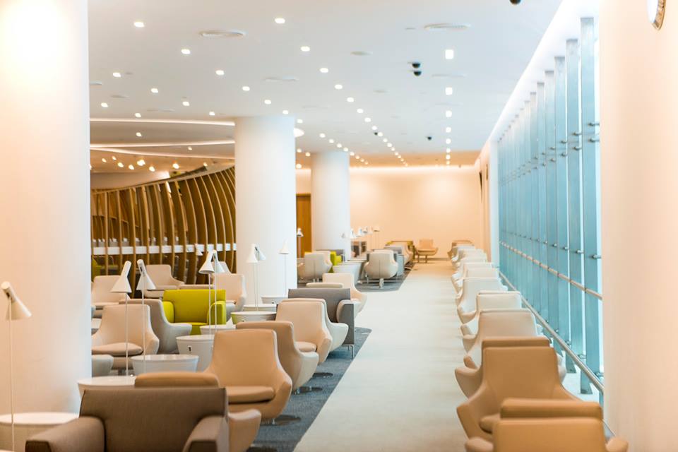 Zona de Leitura e descanso SkyTeam Dubai