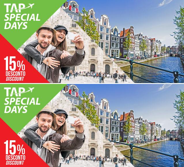 Desconto 15% em voos TAP para 11 cidads da Europa até 29 de Abril