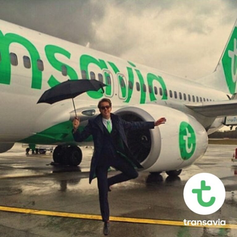 Companhia Low Cost Transavia durante o Inverno 2016/2017