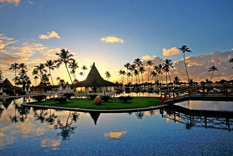 Por do Sol no hotel Vila galé Marés na Bahia no Brasil