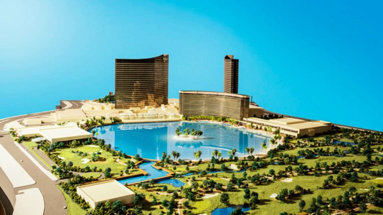 Modelo do Wynn Paradise Park em Las Vegas