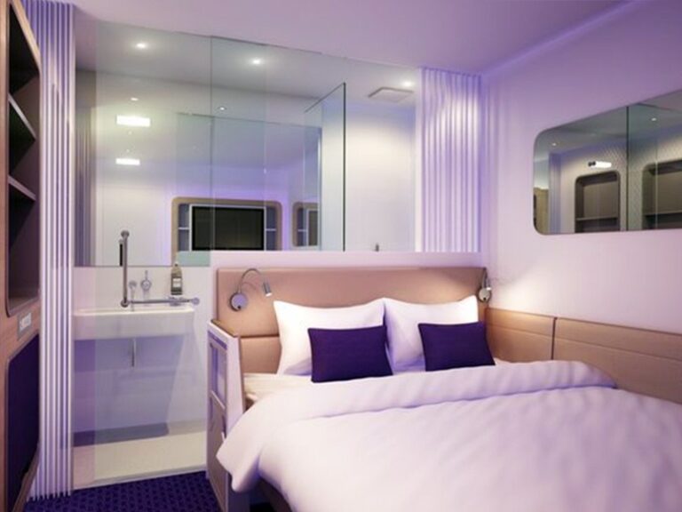 Quarto do hotel Yotel Paris CGD (aeroporto)