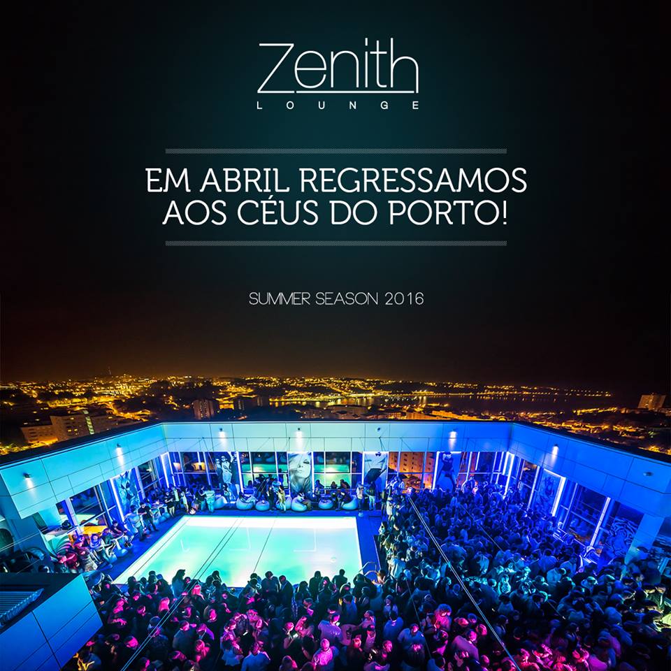 Zenith Lounge no Porto procura empregados(as) para temporada de Verão
