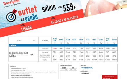 Férias saidia desde 559€ - Viagens de Junho até 28 de Agosto
