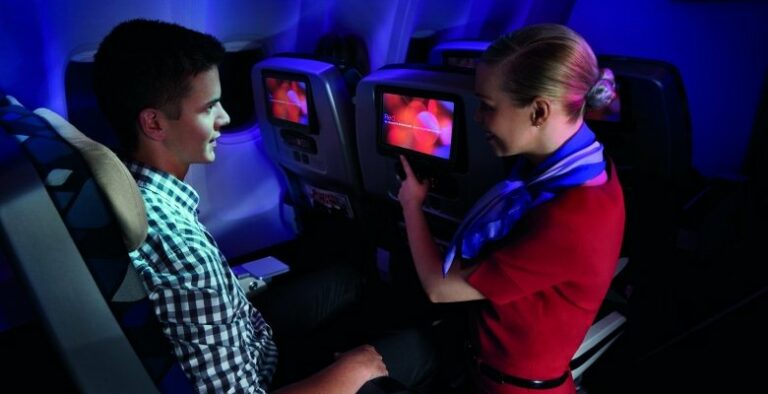 Economy Space + da Virgin Australia para EUA e Médio Oriente