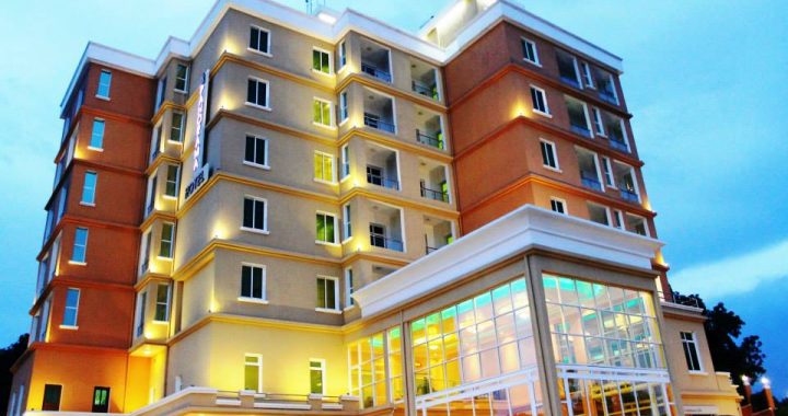 Edificio do Hotel Panorama Juba no Sudão do Sul