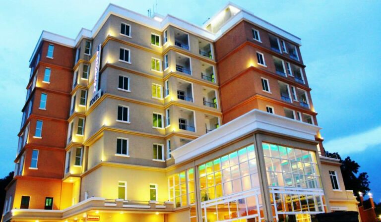 Edificio do Hotel Panorama Juba no Sudão do Sul