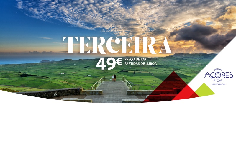 ilha Terceira desde Lisboa pela TAP Portugal a 49 euros por percurso