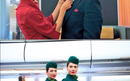 Novos uniformes da Companhia Aérea Alitalia a partir de 1 de Julho 2016