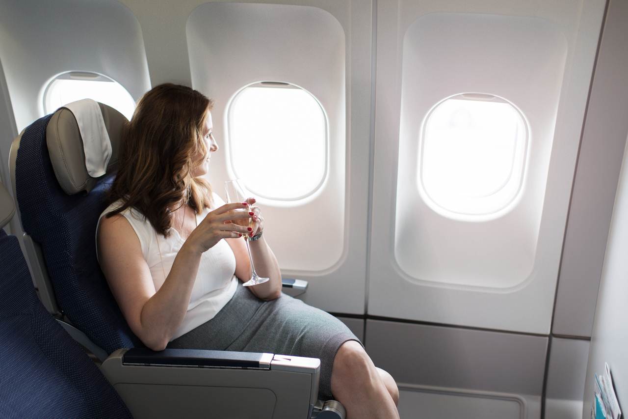 Assento da classe Economy Plus da Brussels Airlines