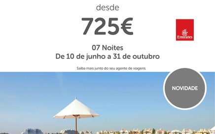 Férias em Fujairah desde 725€ com voos e estadia de 7 noites