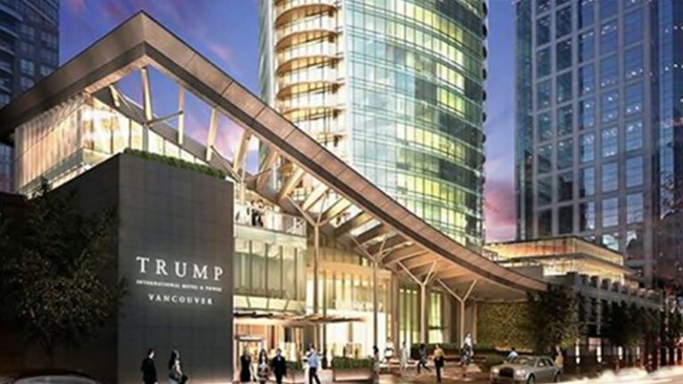 Rendering do Trump International Hotel & Tower Vancouver