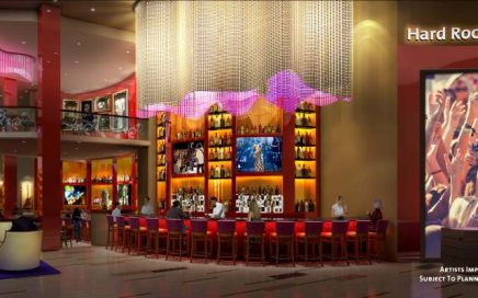 Lobby do hotel Hard Rock em Londres (projecto)