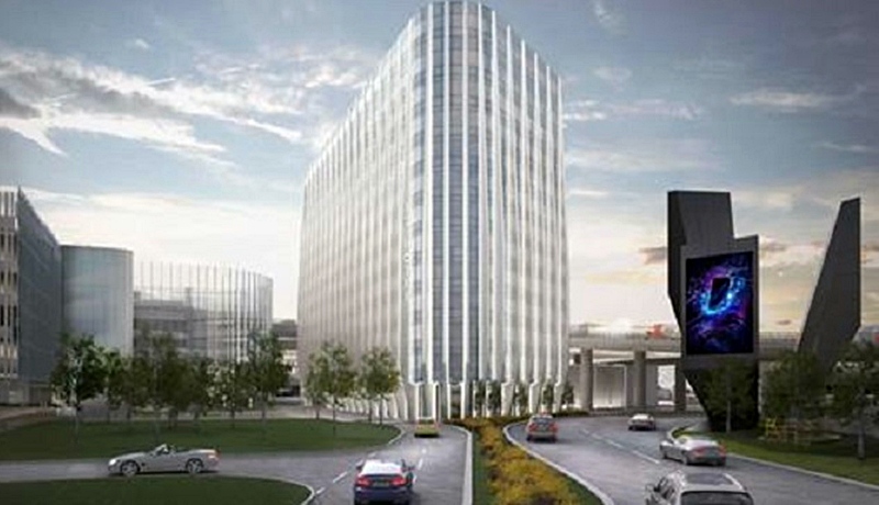 Maquete novo hotel do Grupo Arora no aeroporto de Londres Heathrow T2