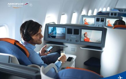 IFE - Sistema de Entretenimento a bordo dos aviões Aeroflot