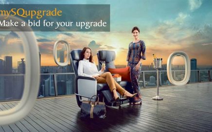 Oferta Leilão mySQupgrade da Singapore Airlines