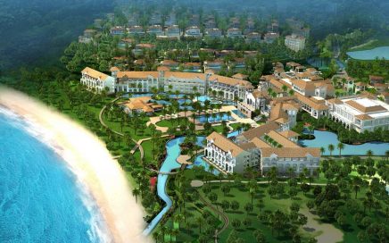 Projecto do hotel Ritz-Carlton na ilha Hainan na China