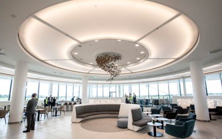 Lounge 51st&Green no aeroporto de Dublin após controlo fronteiras EUA