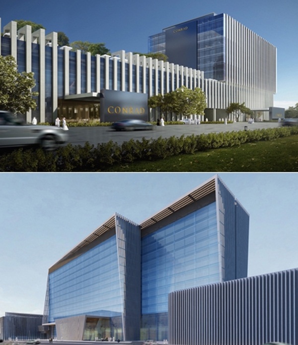 Futuros hotéis Conrad e Hilton no Kuwait
