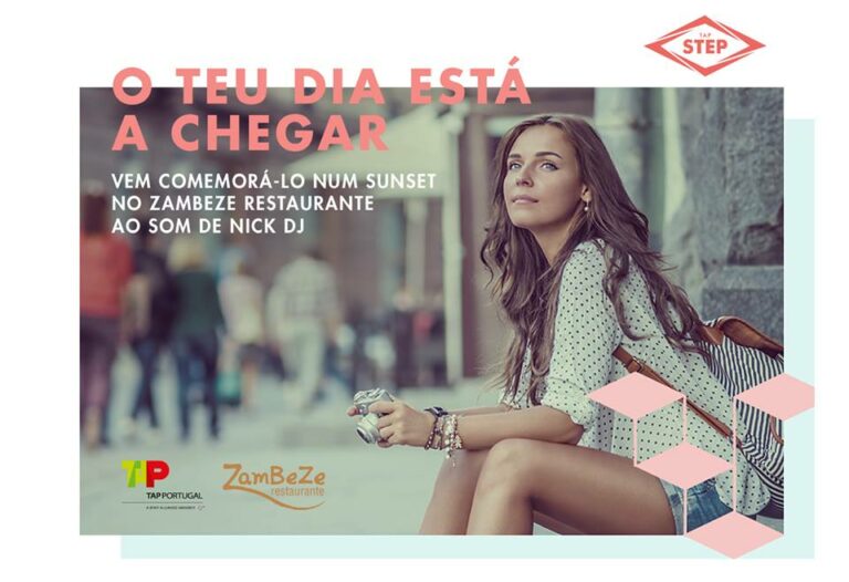Festa da TAP Step no restaurante Zambeze no dia Internacional da Juventude