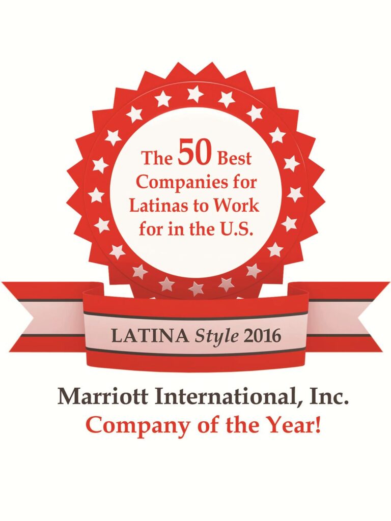 Selo do Latina Style 206 para o grupo hoteleiro Marriott