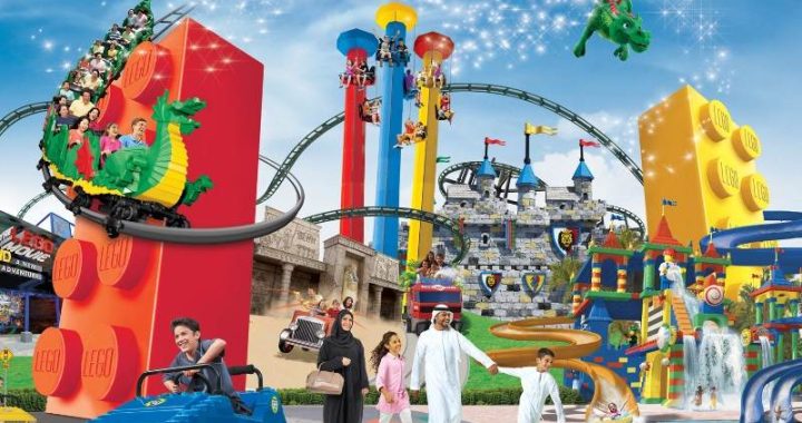 Apresentação do parque Legoland da Dubai Parks and Resorts