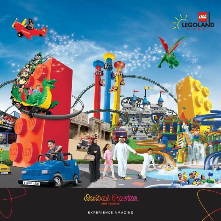 Apresentação do parque Legoland da Dubai Parks and Resorts