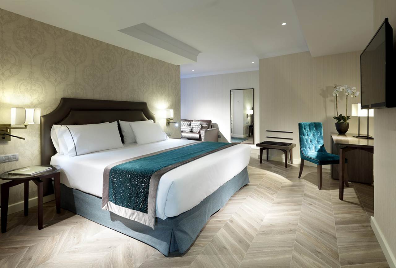 Quarto do hotel Eurostars de La Lírica em Madrid