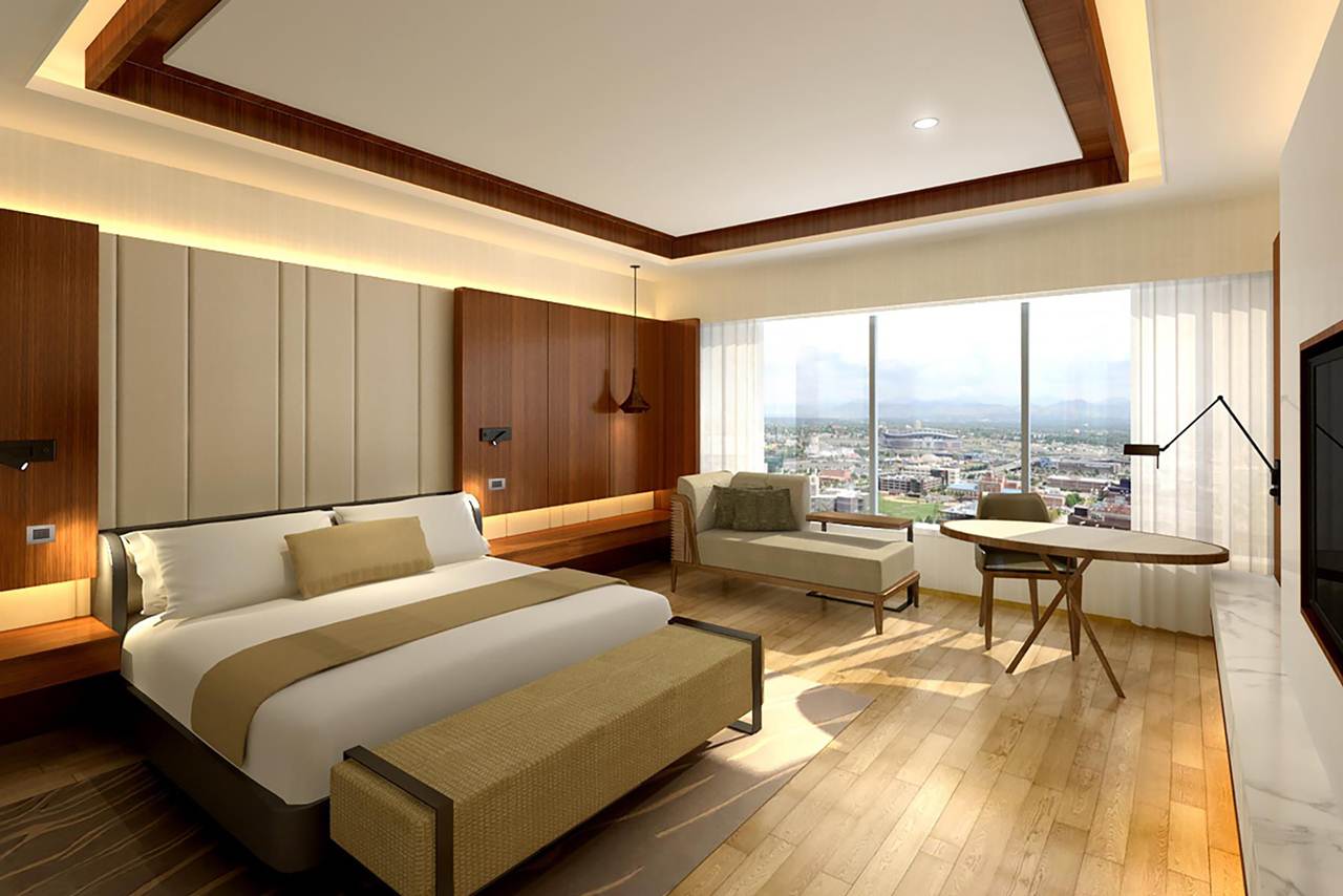 Quarto do hotel Meliá Yangon em Rangum (Mianmar)