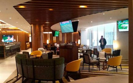 Sala VIP da Iberia no aeroporto Rio de Janeiro Galeão no Brasil