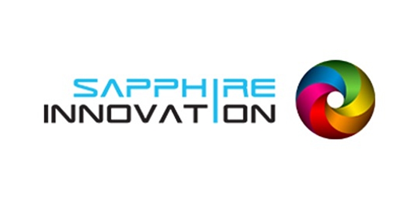 Logo da Sapphire Innovation que pertence à Companhia aérea Swiss
