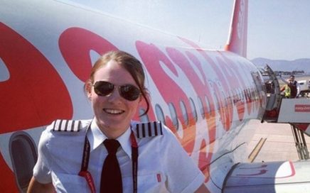 Kate MacWilliams mais jovem comandante da easyJet e do Mundo