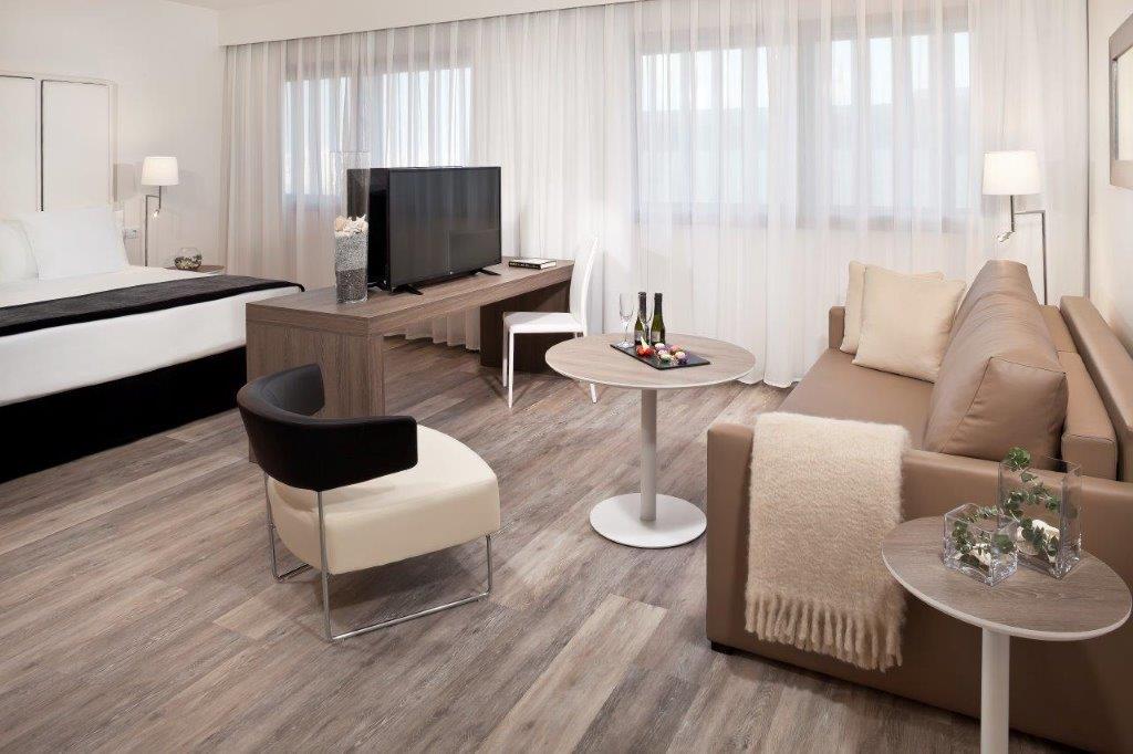 Qaurto Premium do The Level no hotel Meliá Lebreros Sevilha