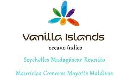 Grupo de ilhas Vanilla no oceano ìndico