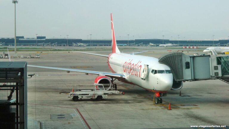 Uma das aeronaves da Companhia Aérea Alemã airberlin