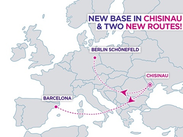 2 novas rotas para Berlim e Barcelona da Wizz Air desde Chisinau