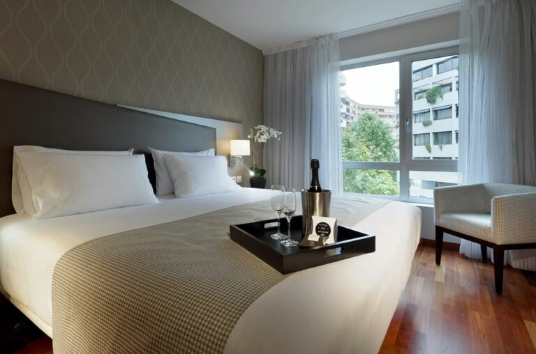 Quarto do hotel Exe WTC Saragoça 3*