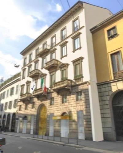 Fachada do Palácio onde vai ficar instalado o hotel Indigo Milão