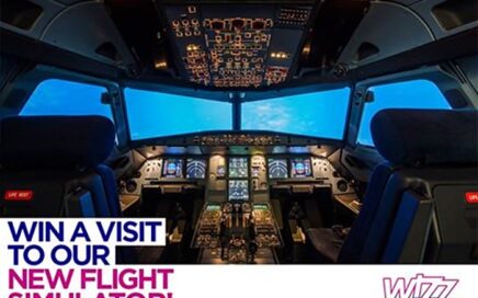 Passatempos Wizz Air: Simulador de voo em Budapeste até 30 de Outubro