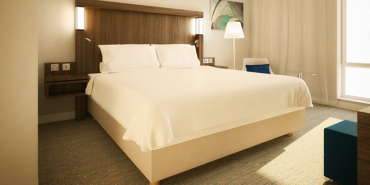 Quarto do hotel Courtyard by Marriott Glasgow Aeroporto