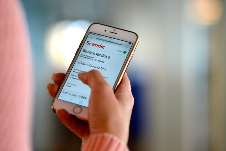 Check-in online disponível nos hotéis Scandic de cidade