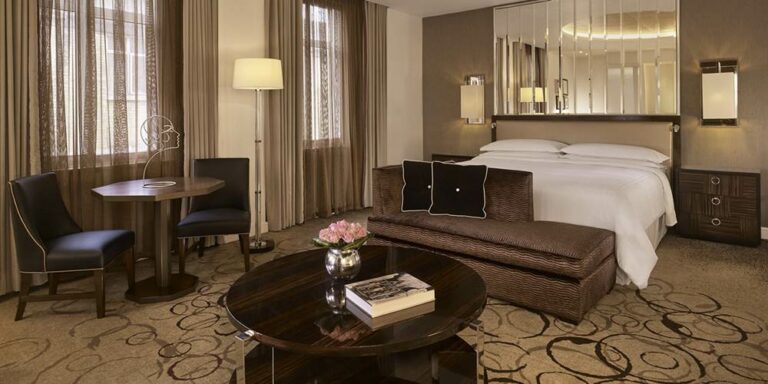 Suite no hotel Sheraton Grand London Park Lane