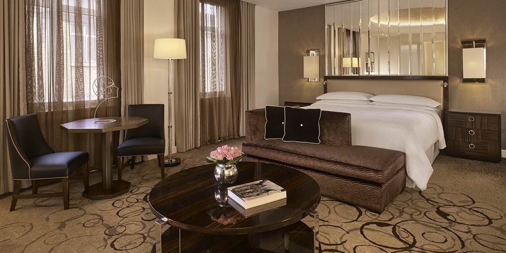 Suite no hotel Sheraton Grand London Park Lane