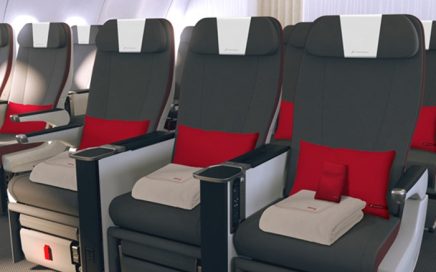 Classe Turista Premium da Companhia aérea Iberia nos voos para a América