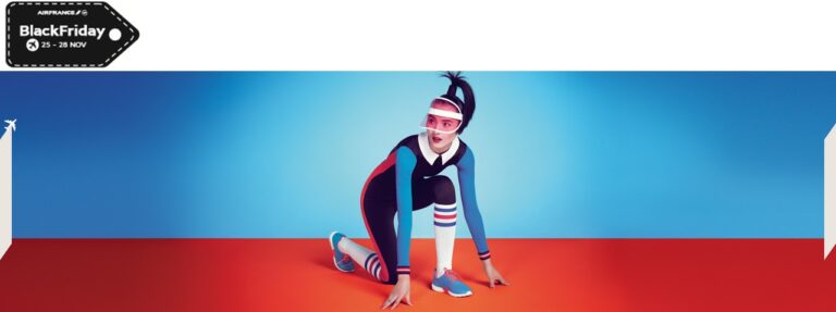 Black Friday da Air France até 28 de Novembro: Partida, largada... boa viagem!