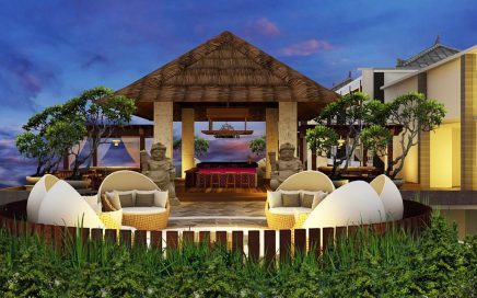 Bar no terraço do Tribute Portfolio Hotel, Ubud Bali