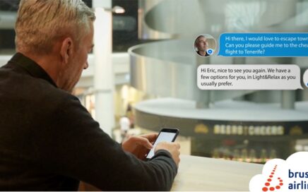 Interacção Brussels Airlines nas Rede Sociais 24 horas 7 dias por semana